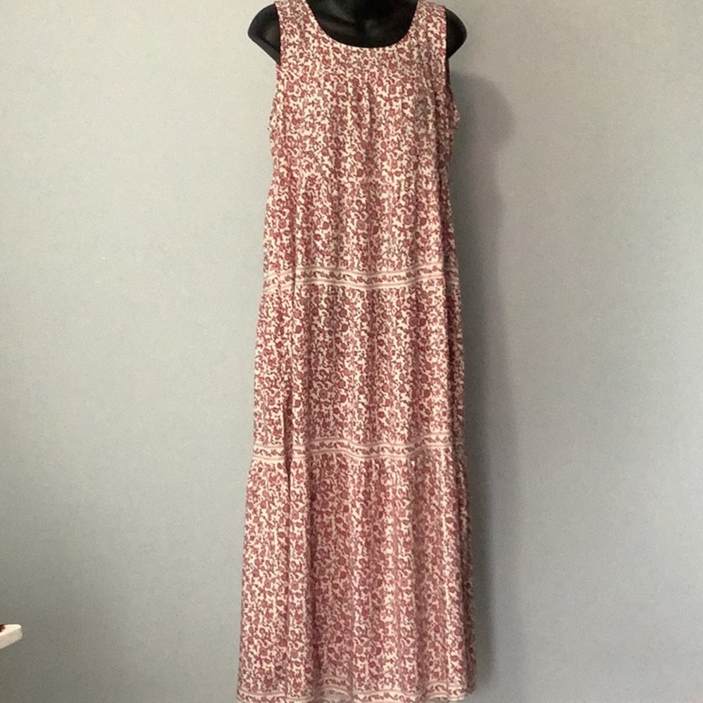 MAX STUDIO||Tiered Maxi Sundress